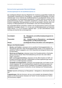 Umsetzungsbeispiel Biologie, Qualifikationsphase (1) ( PDF / 179 KB )