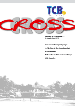CROSS 45 Herbst 2015 - TC