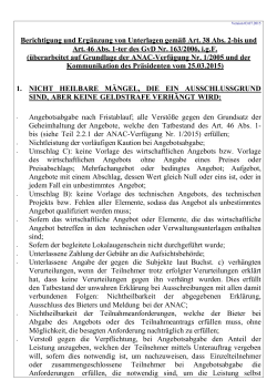 Berichtigung und Ergänzung - vademecum definitivo deutsch