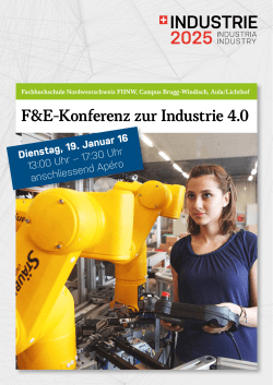 F&E-Konferenz zur Industrie 4.0