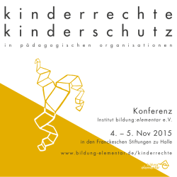 Kinderrechte-Konferenz-Flyer - Landesschulamt Sachsen