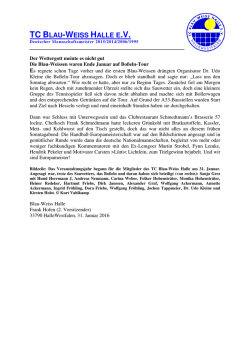 Informationen - TC Blau