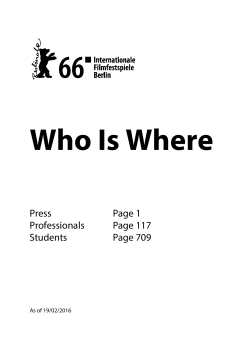 Who is Where
