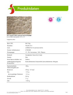 TK Langkorn Reis gekocht WEST67503000 Basis VPE: Btl 2,5kg