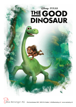 - Flyer The Good Dinosaur