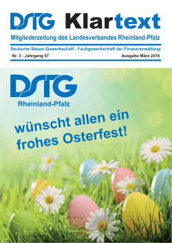 wünscht allen ein frohes Osterfest! - DSTG | Rheinland