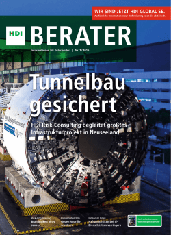 HDI Risk Consulting begleitet gr&ouml;&szlig;tes - HDI