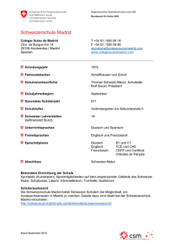 Schweizerschule Madrid