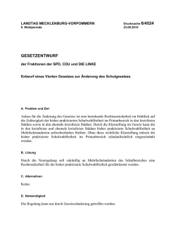 Drucksache 6/4524 - Landtag Mecklenburg Vorpommern