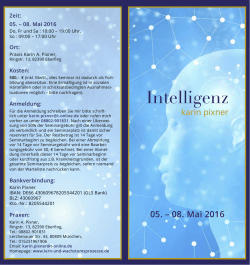 Intelligenz - Karin A. Pixner