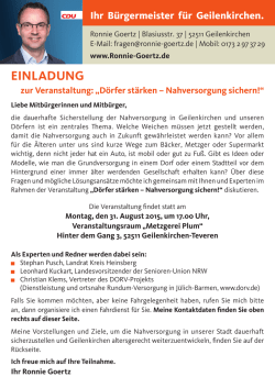 einladung