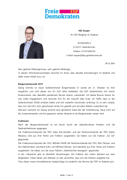 Seite 1 von 2 Nils Kasper Ihr FDP-Mitglied im Stadtrat Arndtstraße 6