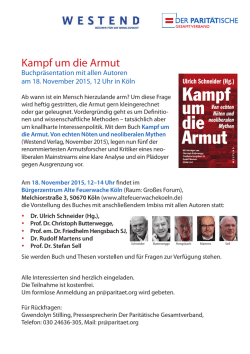 Kampf um die Armut - Der Paritätische Hessen