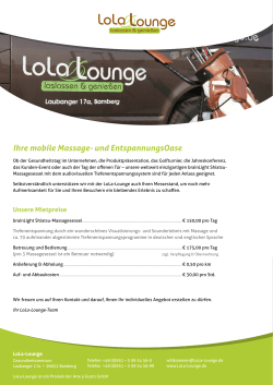 LoLa-Lounge Preisliste Mobil