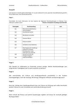 HGB Vollmachten - OSZ Lotis Berlin