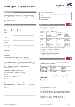 Bestellformular PDF - Wasserwerke Zug AG