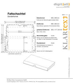 individuelle Verpackung