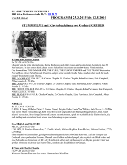Filmbeschreibungen April / Mai 2016