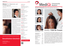 MediQi: TCM für Frauen