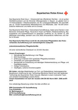 Das Bayerische Rote Kreuz – Körperschaft des öffentlichen Rechtes