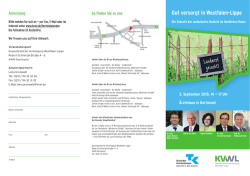 Gut versorgt in Westfalen-Lippe am 03.09.2015