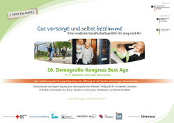Gut versorgt und selbst bestimmt