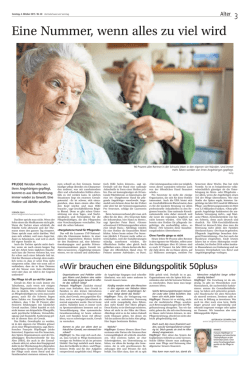 Eine Nummer, wenn alles zu viel wird