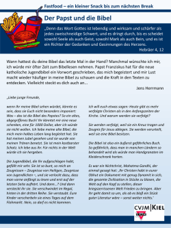 Vorwort von Papst Franziskus