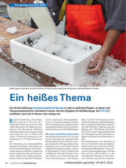 Ein hei&szlig;es Thema
