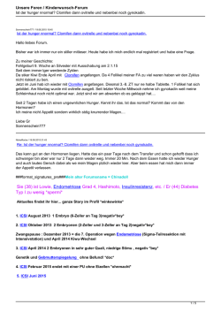 PDF Ist der hunger nnormal? Clomifen dann ovitrelle und nebenbei