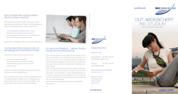 gut abgesichert ins studium - BKK Werra
