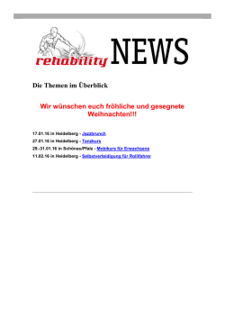 Die Themen im &Uuml;berblick Wir w&uuml;nschen euch fr&ouml;hliche und