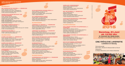 EINE FR&Ouml;HLICHE LANDPARTIE Sonntag, 21.Juni ab 13.00 Uhr