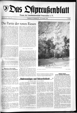 Folge 50 vom 10.12.1966 - Archiv Preussische Allgemeine Zeitung