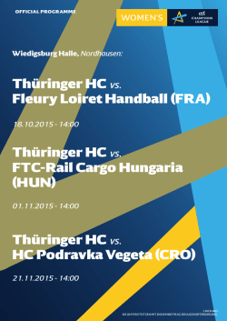 Heft 4 - Th&uuml;ringer HC