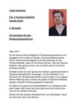 Julian Osterholz Fak. V (Campus Kleefeld) Soziale Arbeit 3