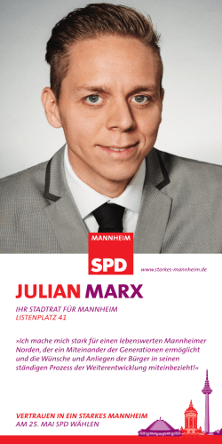 julian marx - SPD Mannheim