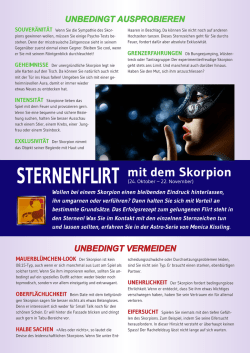 mit dem Skorpion - Monica Kissling alias Madame Etoile