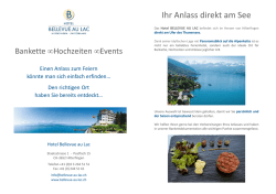 Ihr Anlass direkt am See
