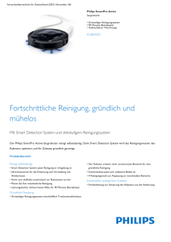 Product Leaflet: Dreistufiges Reinigungssystem