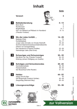 Inhalt - Netzwerk Lernen