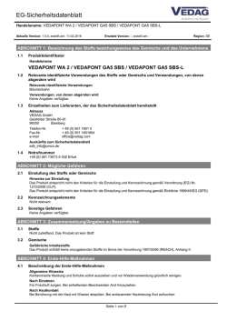 EG-Sicherheitsdatenblatt