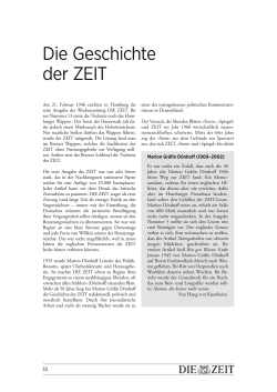 Auszug Pressemappe - DIE ZEIT Verlagsgruppe