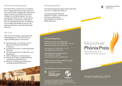 Münchner Phönix Preis