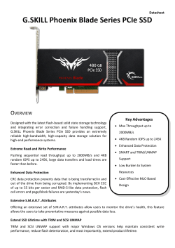 Phoenix Blade PCIe SSD Data Sheet