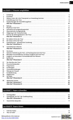 Lernfeld 4 Frisuren empfehlen