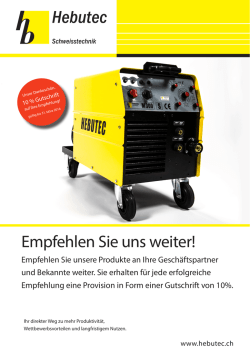 Empfehlen Sie uns weiter!