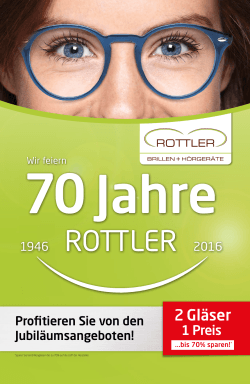 2 Gläser - Brillen Rottler