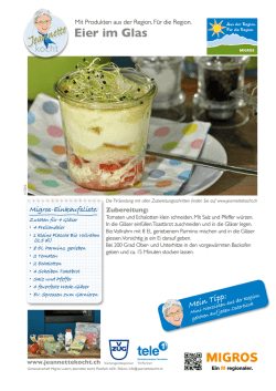 Eier im Glas - Jeannette kocht