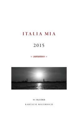 ITALIA MIA 2015
